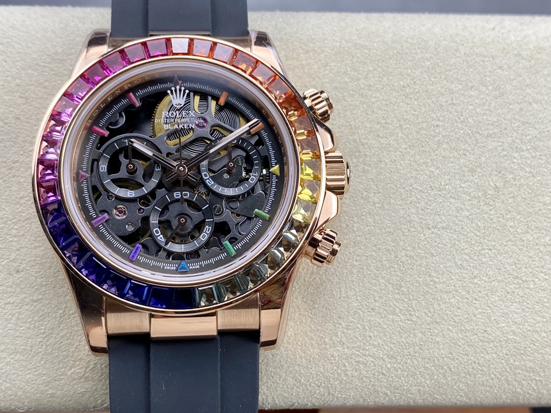 Rolex Oyster Perpetual Cosmograph Daytona with a rainbow dial