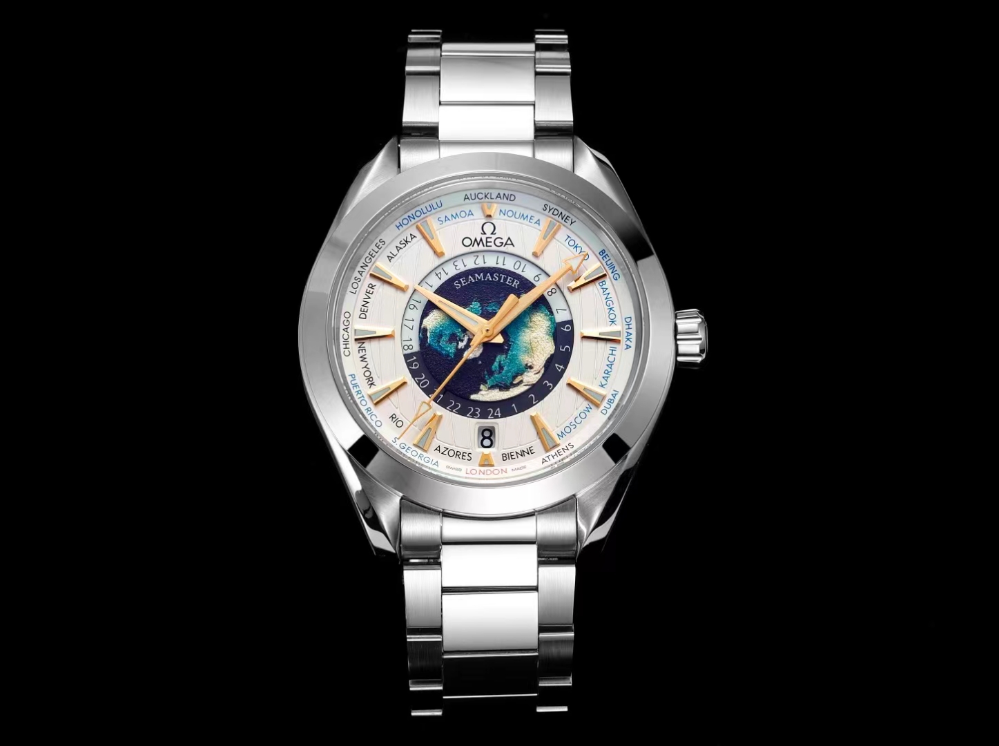 Omega Aqua Terra 150M - Co-Axial Master Chronometer GMT Worldtimer 43 mm
