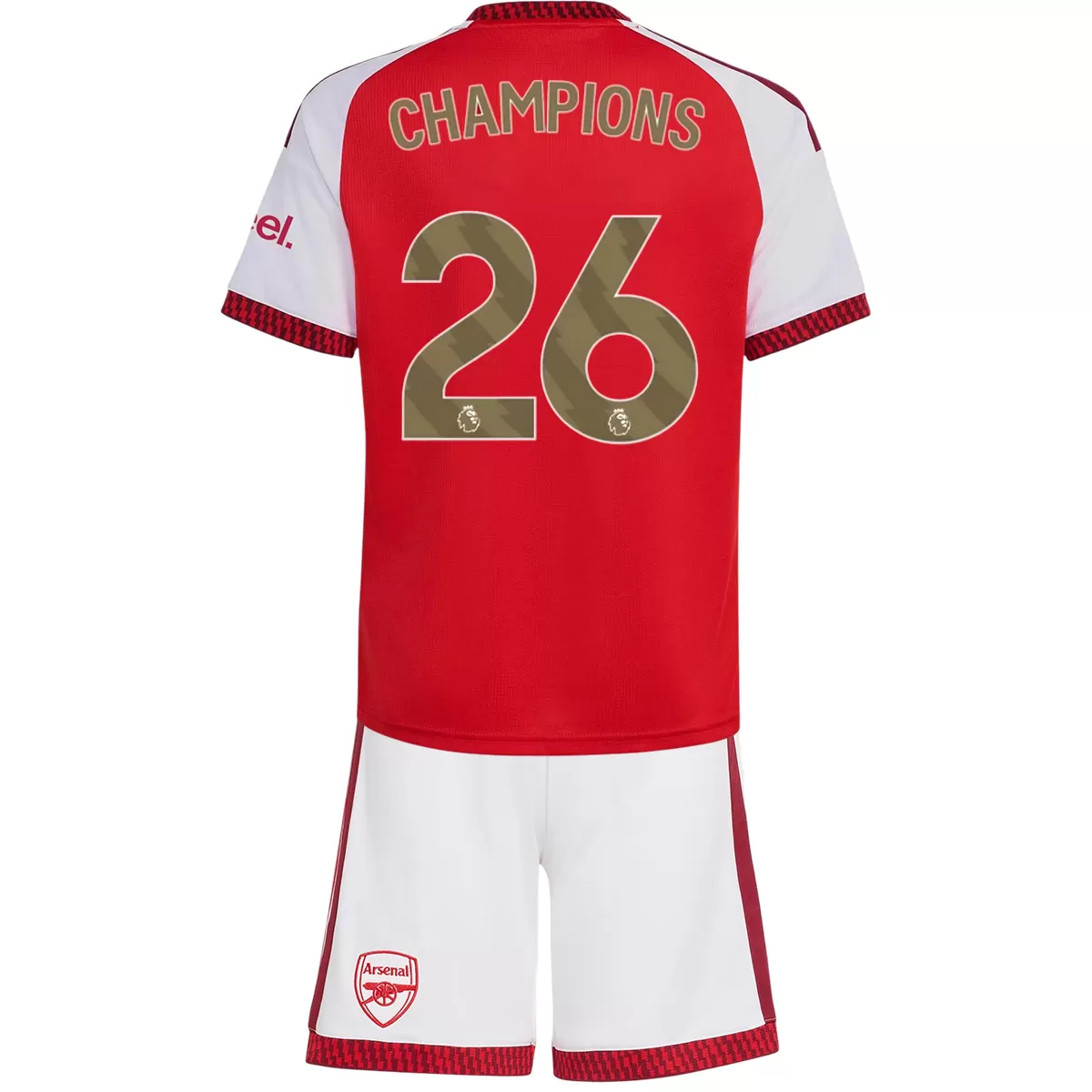 The Heritage Behind Arsenal 26-27 Arsenal adidas Premier League Champions Home Kids Kit Jersey+Shorts: A Timeless Story