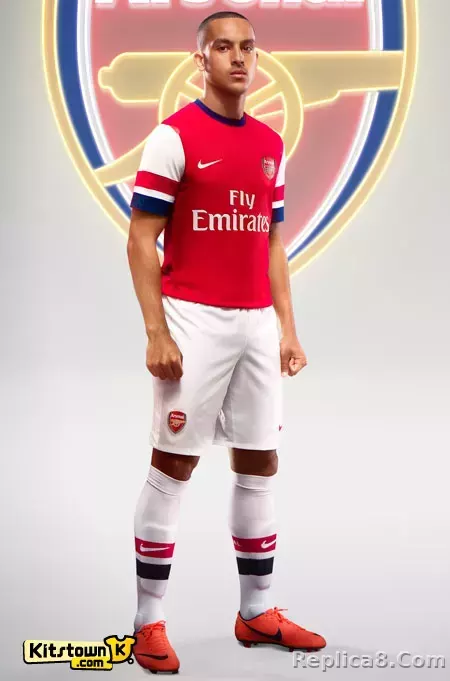 2012-13 Arsenal Home Retro Kit Vintage Shirt Player Edtion Long Sleeve - detail