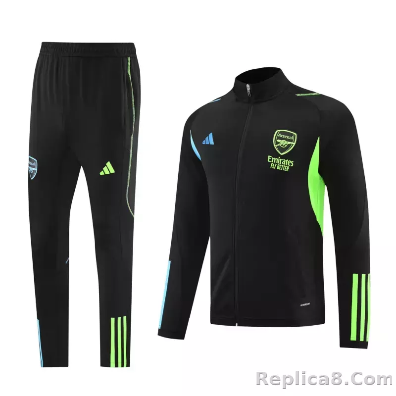 Arsenal Training Jacket Kit (Jacket+Pants) Black 2023/24 - detail