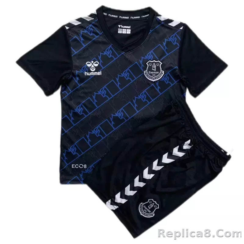 23-24 Everton Goalkeeper Kids Kit(Jersey+Shorts)