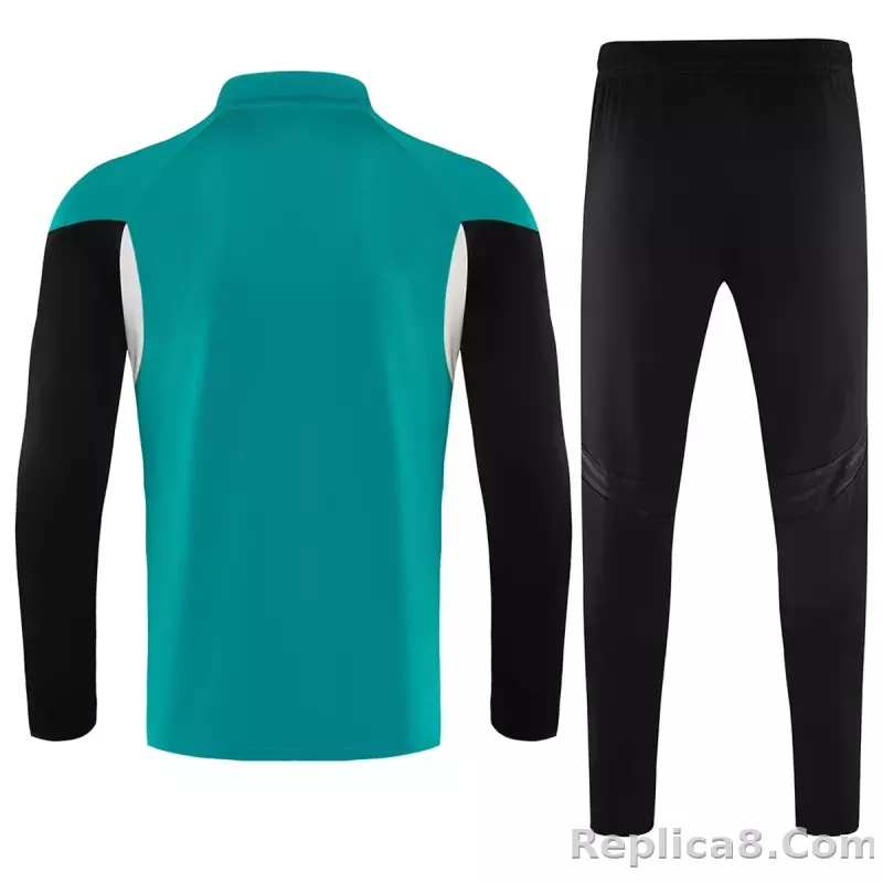 25-26 Liverpool 1/4 Zipper Sweat Kit(Top+Pants) Green - detail