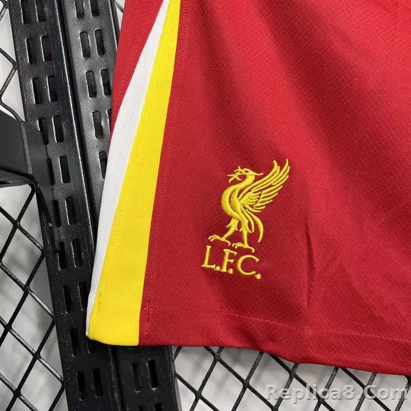 24-25 Liverpool Home Soccer Shorts - detail