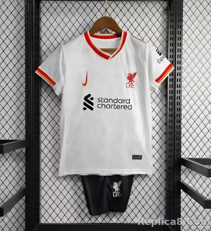 24-25 Liverpool Third Away Football Kids Kit Jersey+Shorts