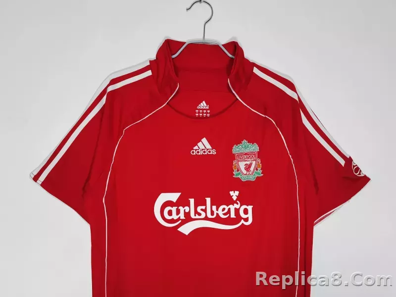 2006/07 Liverpool Home Retro Version Jersey - detail