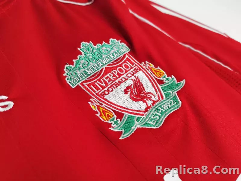 2006/07 Liverpool Home Retro Version Jersey - detail