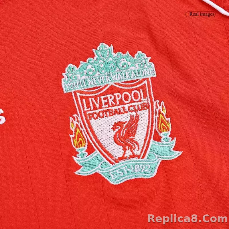 06-07 Liverpool Home Retro Jersey - detail