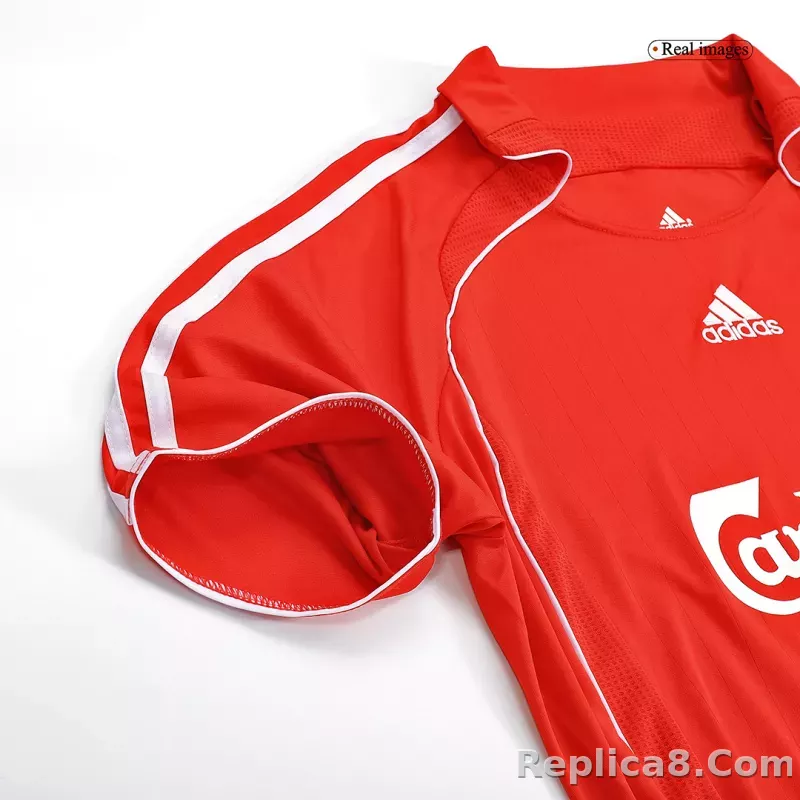 06-07 Liverpool Home Retro Jersey - detail
