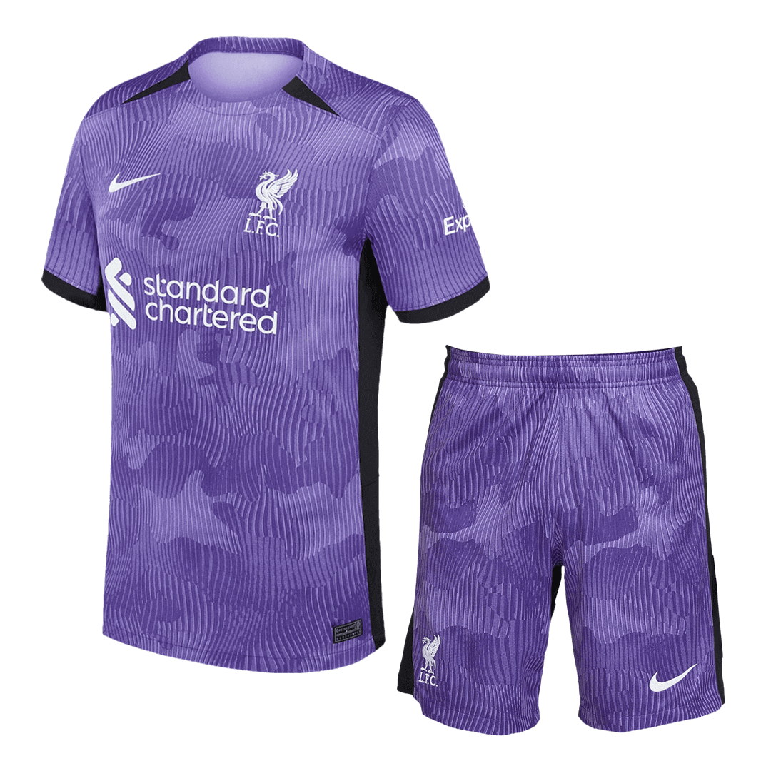 23-24 Liverpool Third Away Kit Jersey+Shorts