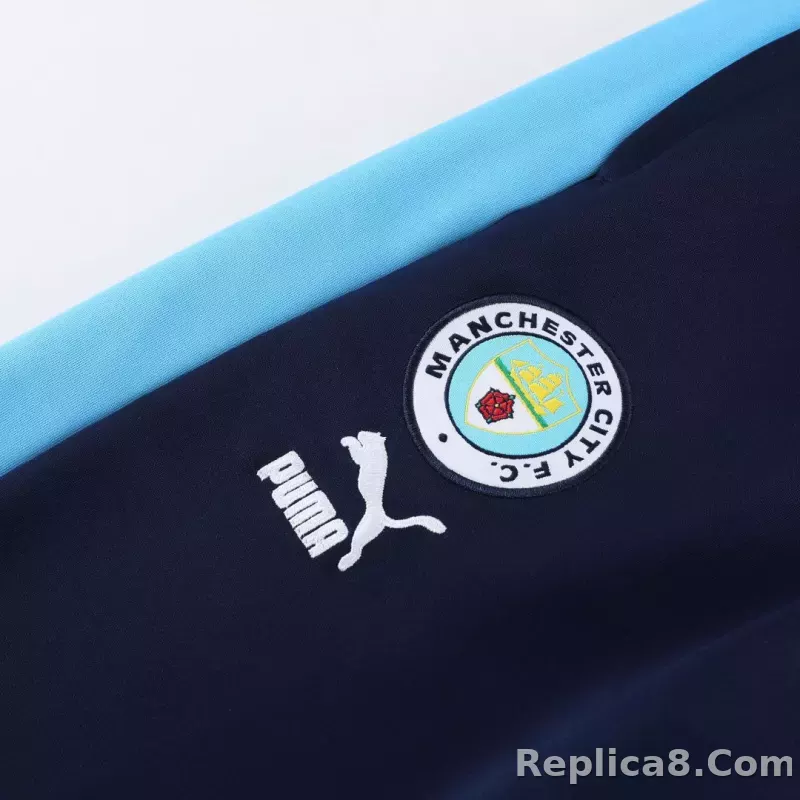 Manchester City Training Kit (Jacket+Pants) Blue 2023/24 - detail