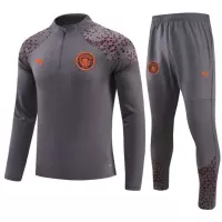 Manchester City Zipper Sweatshirt Kit(Top+Pants) Gray 2023/24 - view 1