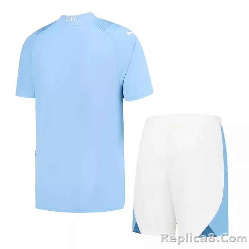 23-24 Manchester City Home Kit Jersey+Shorts - detail