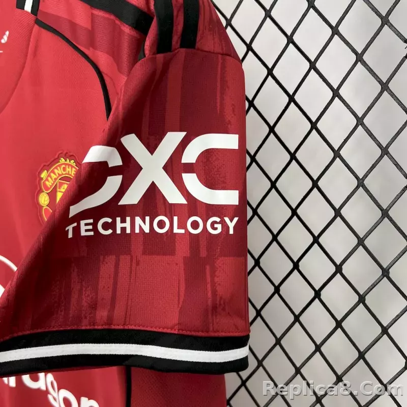 25-26 Manchester United Home Soccer Jersey - detail