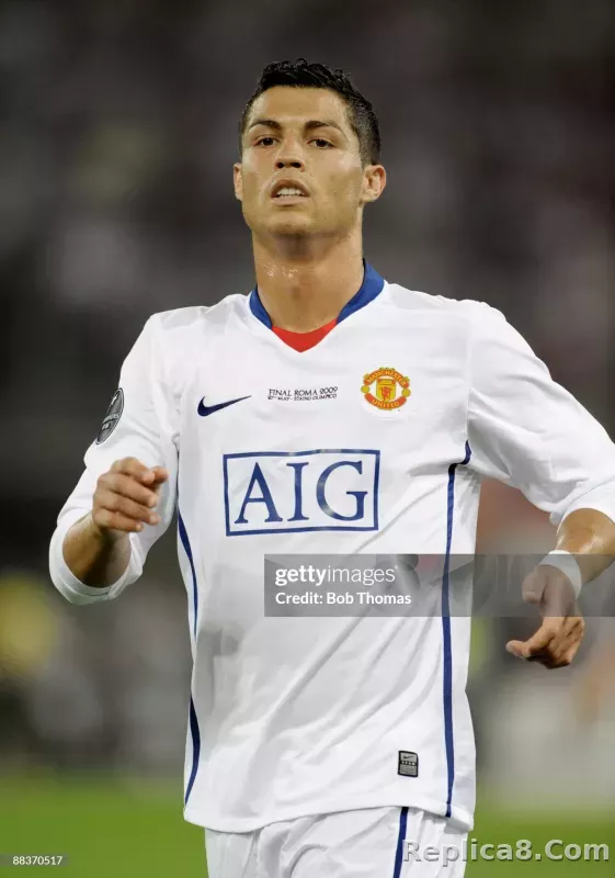 08-09 Manchester United Away Retro Jersey Player Edtion - detail