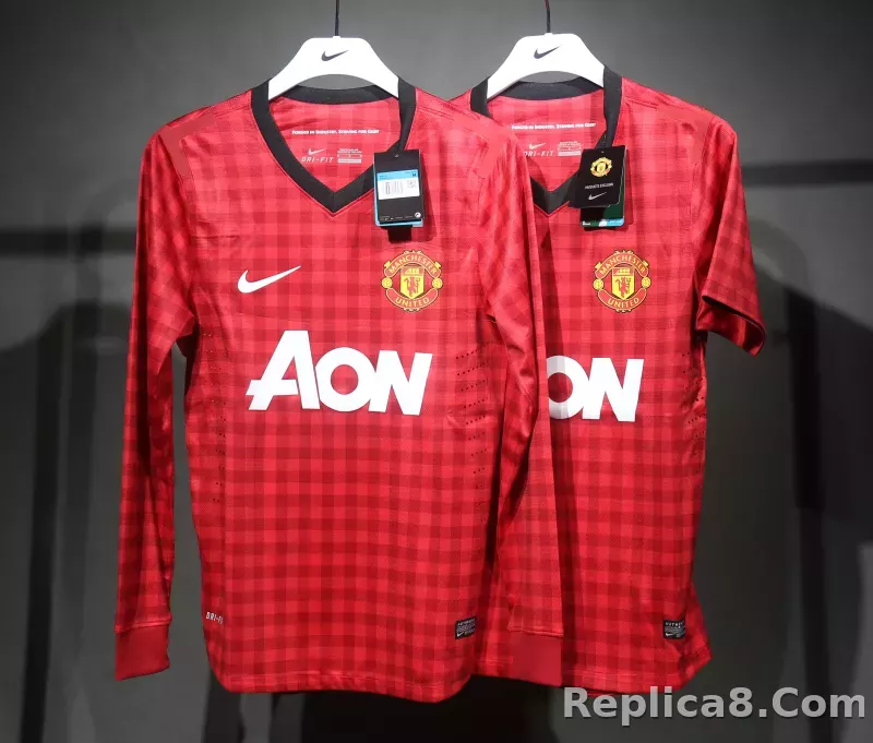 12-13 Manchester United Home Retro Jersey Player Edtion - detail