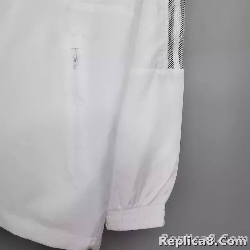 2021/2022 Manchester United Jersey Windbreaker White - detail