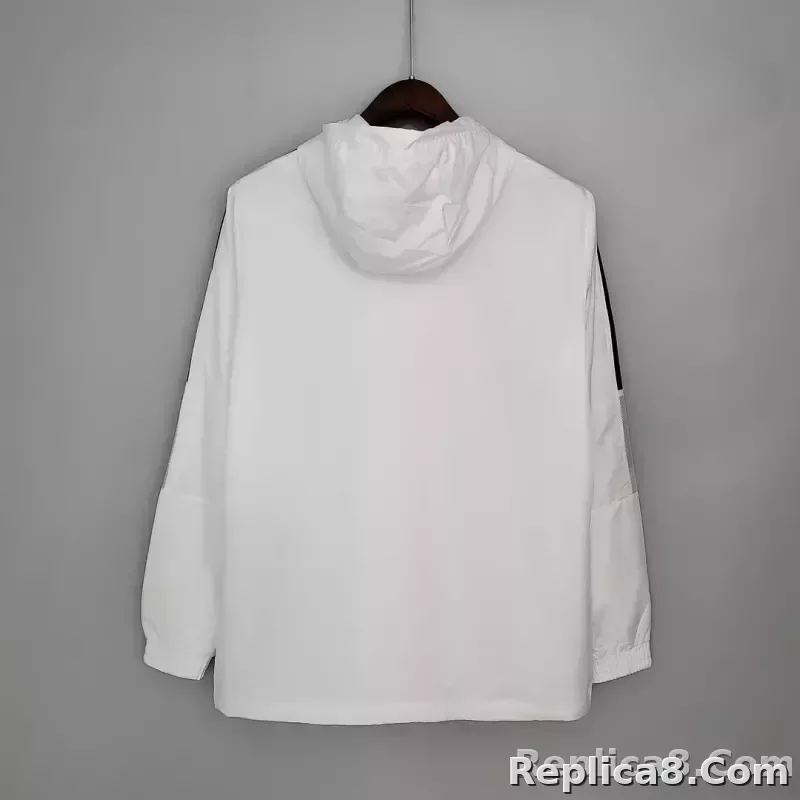 2021/2022 Manchester United Jersey Windbreaker White - detail