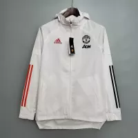 2021 Manchester United Jersey Windbreaker White(Black-Red Edge) - view 1