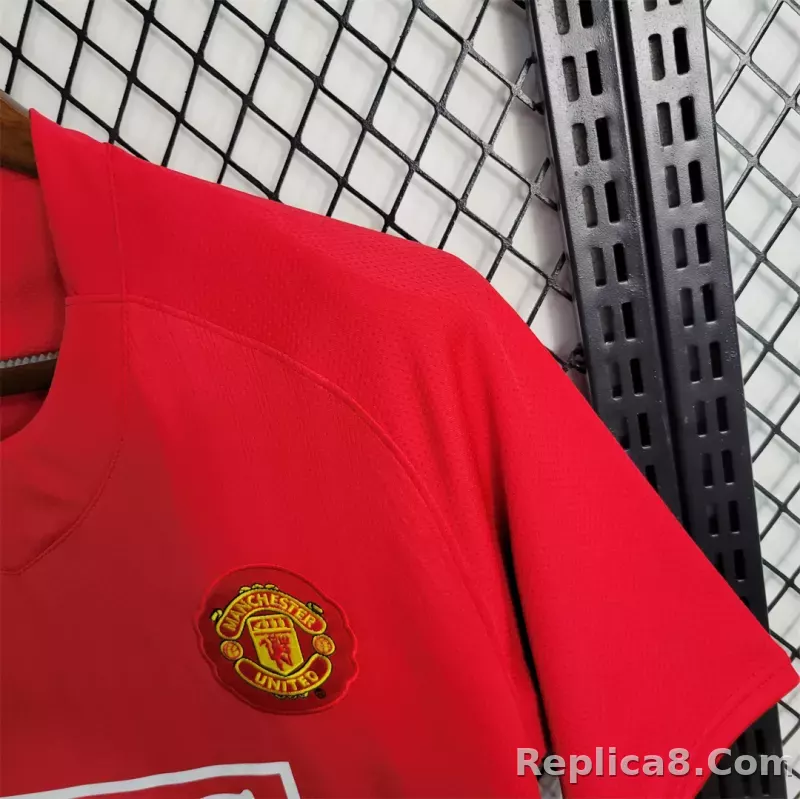 07-08 Manchester United Ronaldo#7 Home Retro Jersey - detail