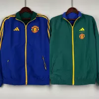 2023/2024 Manchester United Reversible Windbreaker（Blue-Green）Soccer Jersey 1:1 Thai Quality - view 10
