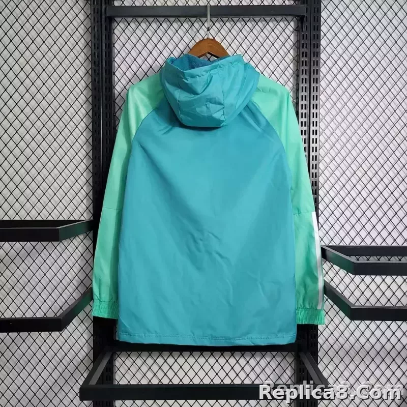 2023/2024 Manchester United Windbreaker Light green Edge - detail