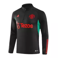 Manchester United Zipper Sweatshirt Kit(Top+Pants) Black 2023/24 - view 13