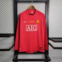 07-08 Manchester United Home UCL Final Retro Jersey Long Sleeve - view 1