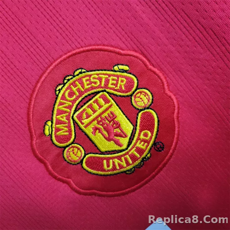 07-08 Manchester United Home UCL Final Retro Jersey - detail