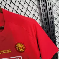 07-08 Manchester United Home UCL Final Retro Jersey - view 14