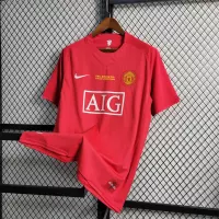 07-08 Manchester United Home UCL Final Retro Jersey - view 7