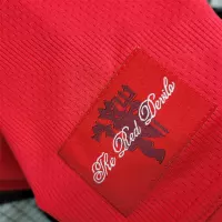 07-08 Manchester United Home Retro Jersey - view 7