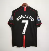 07-08 Manchester United Ronlado#7 Away Retro Jersey - view 1