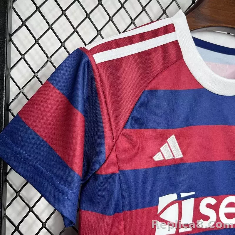 24-25 Newcastle United Away Soccer Kids Kit Jersey+Shorts - detail