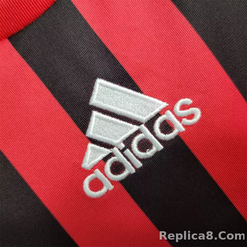 2007-08 AC Milan  Retro Jersey Home - detail