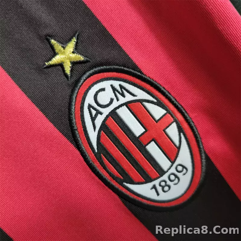 2009-10 AC Milan  Retro Jersey Home - detail