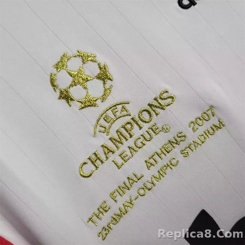 AC Milan Kaká#22 UCL Final Retro Jersey Away 2006/07 - detail