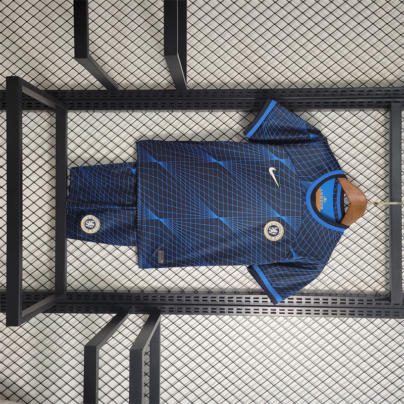 23-24 Chelsea Away Kids Kit(Jersey+Shorts)