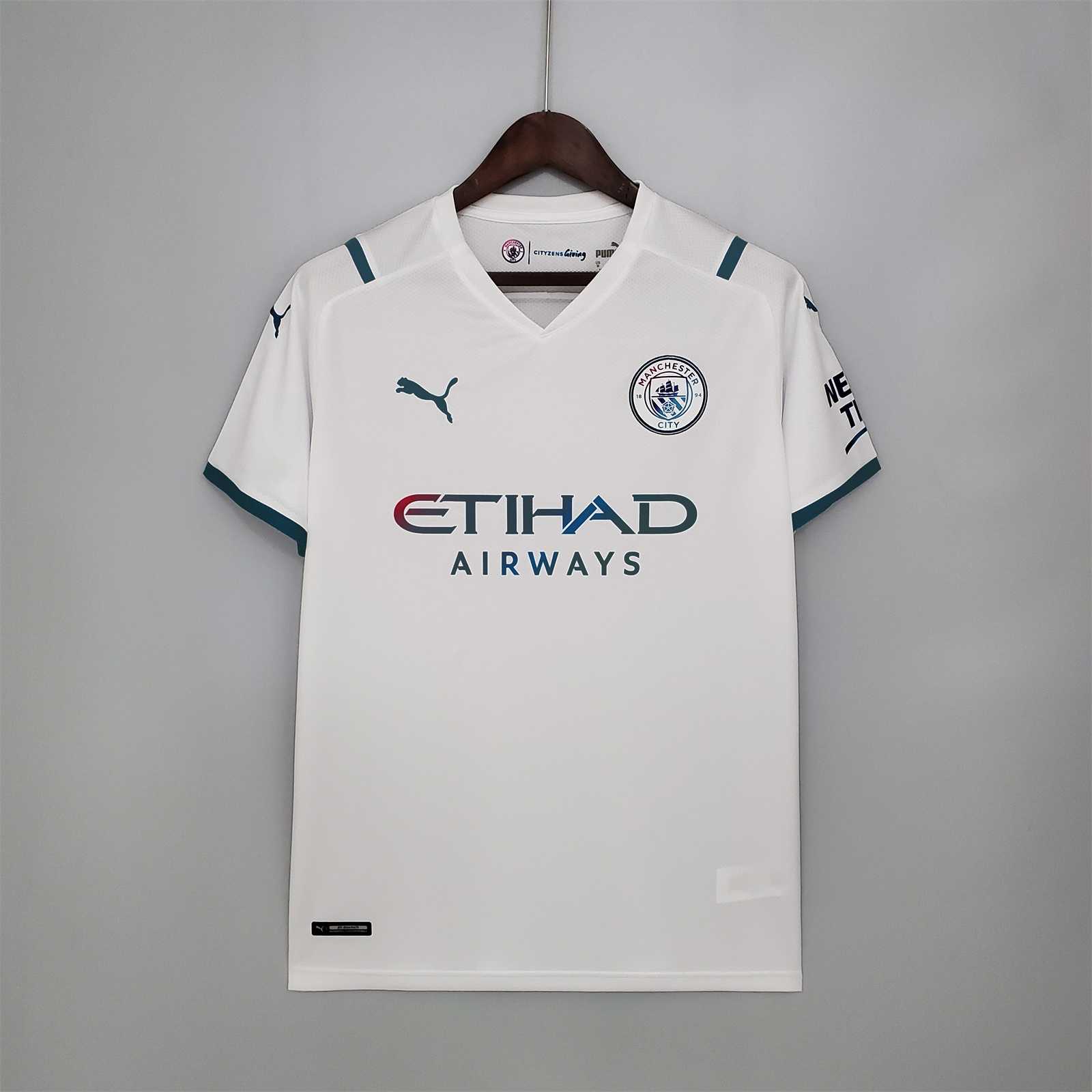 21-22 Manchester City Away Retro Jersey