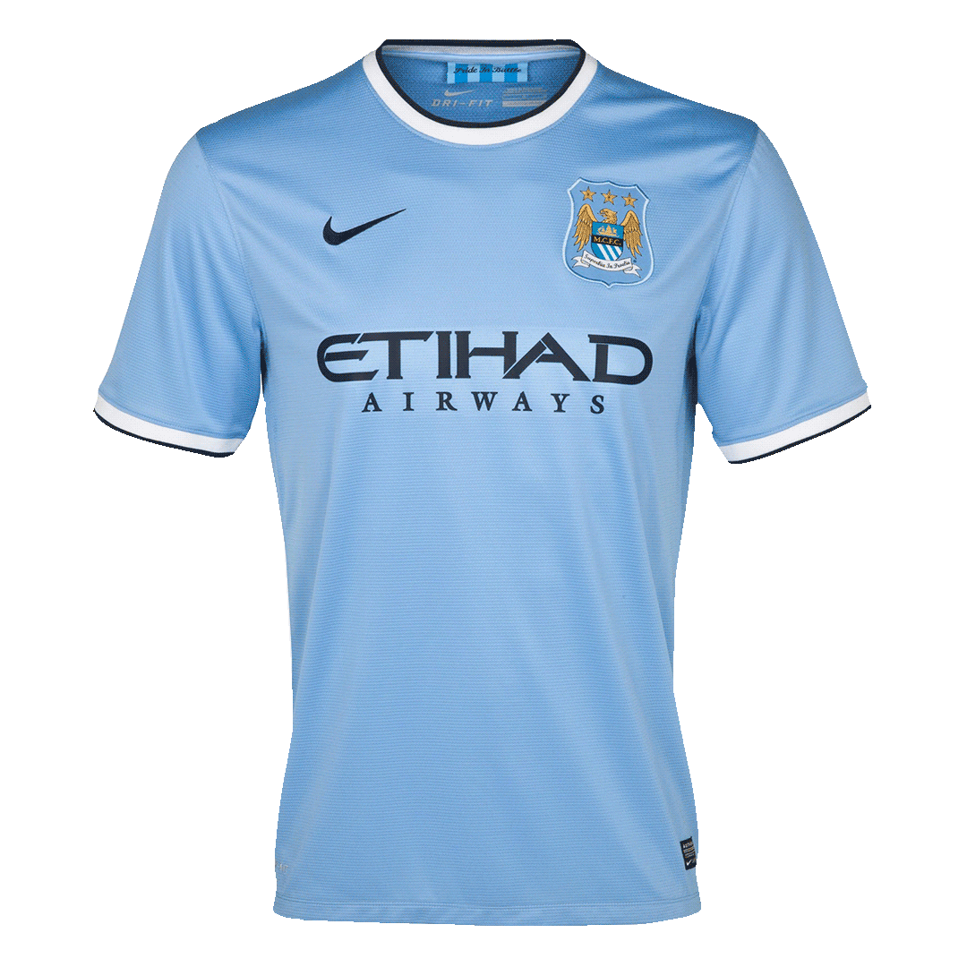 2013-2014 Manchester City Home Retro Jersey