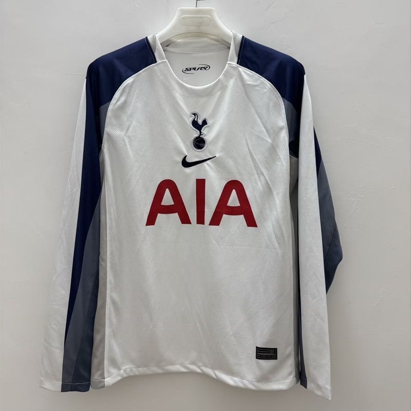 25-26 Tottenham Hotspur Home Soccer Jersey Long Sleeve