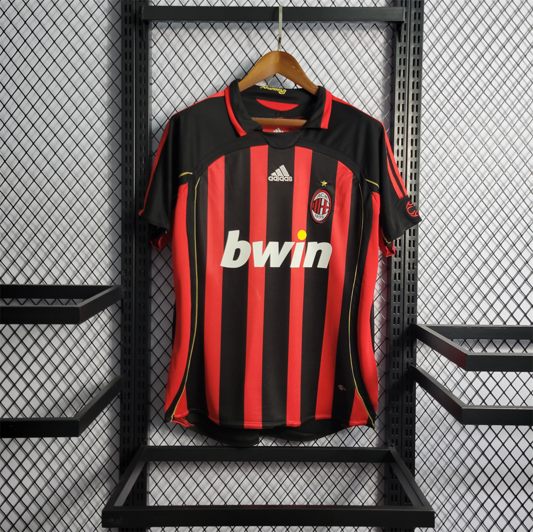 06-07 AC Milan  Retro Jersey Home