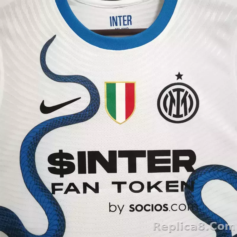 21-22 Inter Milan Away Jersey Retro Version - detail