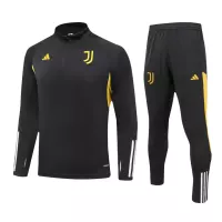 Kids Juventus Zipper Sweatshirt Kit(Top+Pants) Black 2023/24 - view 8