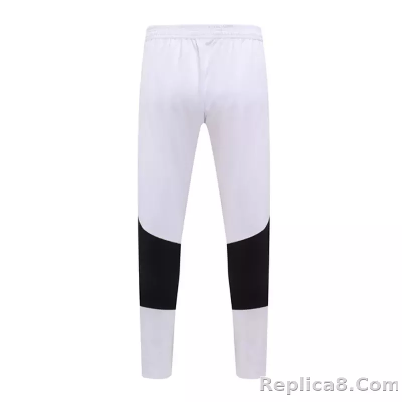 Kids Juventus Zipper Sweatshirt Kit(Top+Pants) White 2023/24 - detail