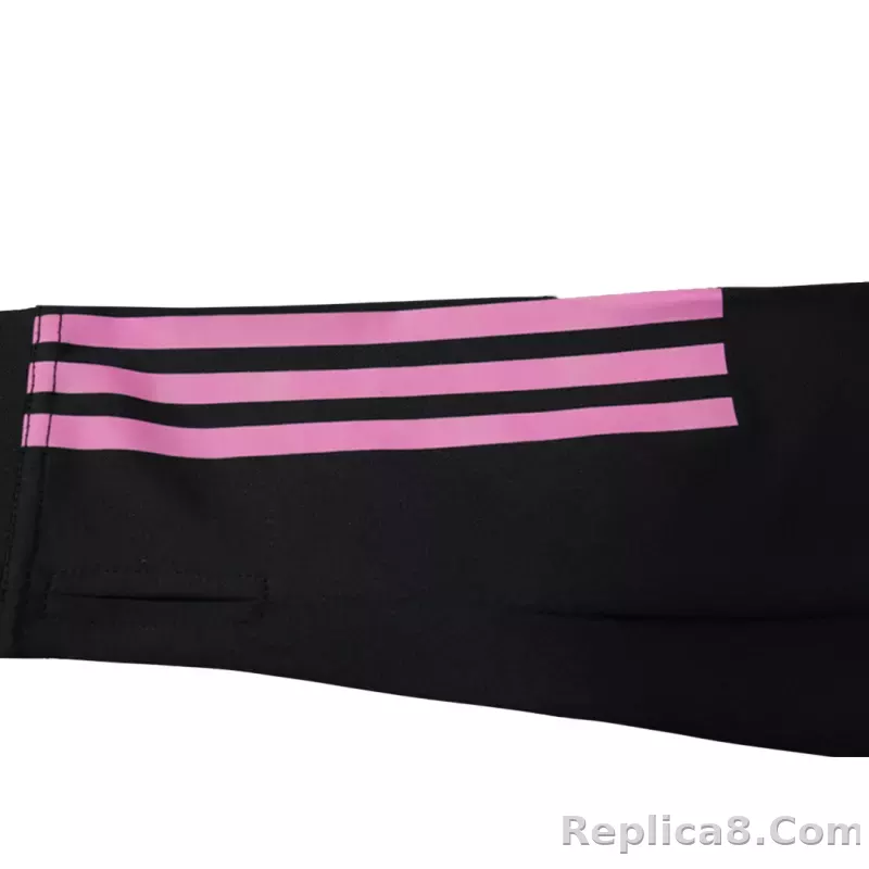 Kids Juventus Zipper Sweatshirt Kit(Top+Pants) White 2023/24 - detail