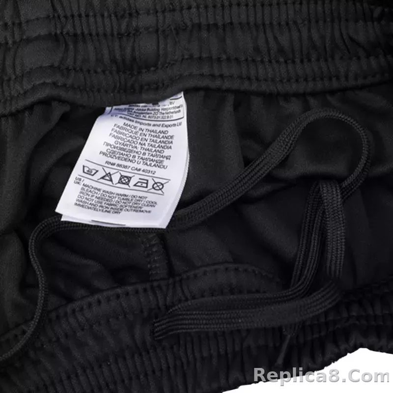 Juventus Zipper Sweatshirt Kit(Top+Pants) Black 2023/24 - detail