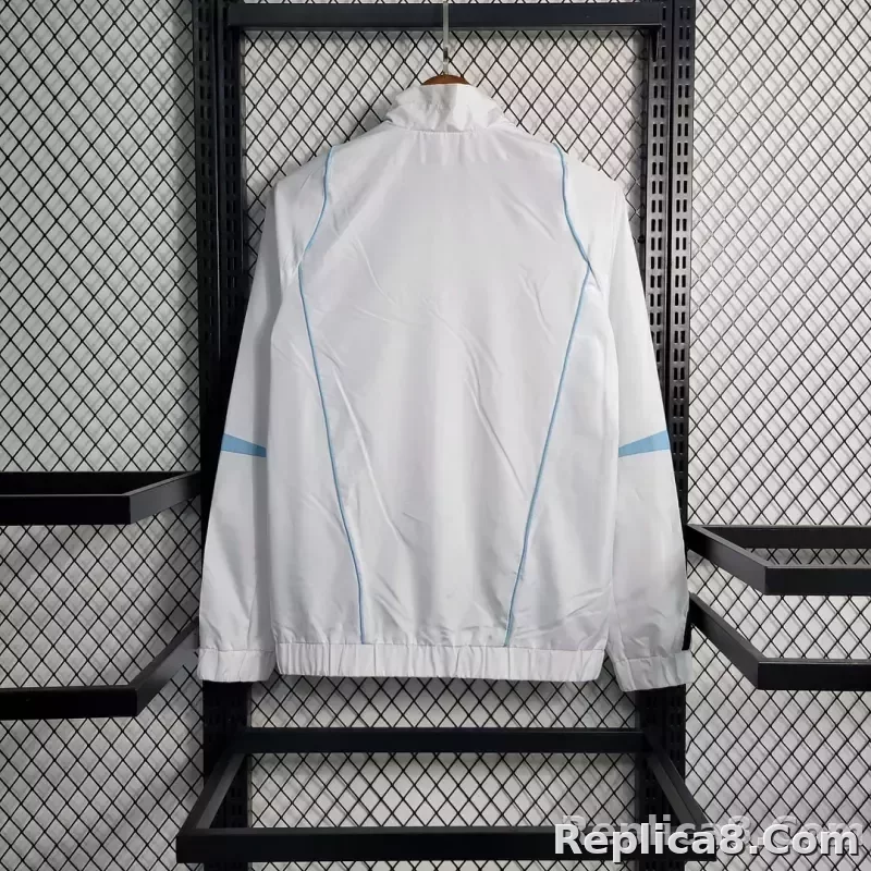 2023 Juventus Soccer Jersey Windbreaker white - detail