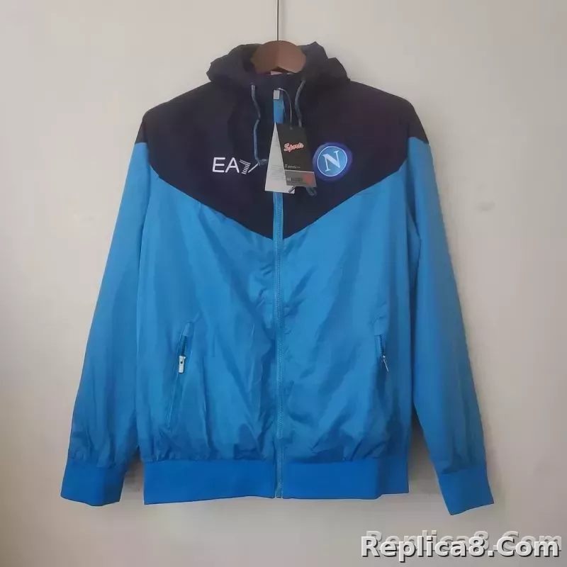 2022/2023 Napoli Windbreaker Blue