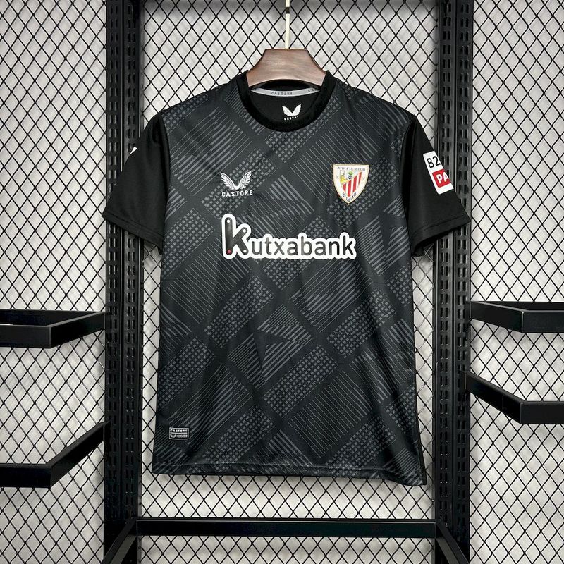24-25 Athletic Club de Bilbao Black Goalkeeper Soccer Jersey